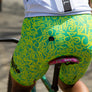 Squid x Eliel Bib Shorts - Green Hand Style
